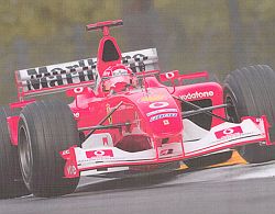 Michael Schumacher Leading at Imola 2003