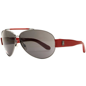 Scaglietti Sunglasses Red Leather -