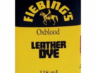 Fiebings Leather Dye 4oz / 118ml (Oxblood Red)