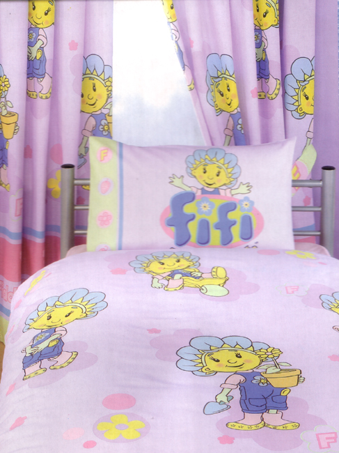 Fifi and the Flowertots Come and Play Curtains 72 drop