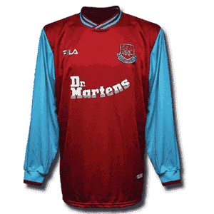 01-03 West Ham Home Long-sleeve shirt