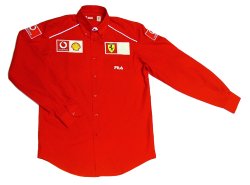 FILA Ferrari Long Sleeve Shirt (Red)