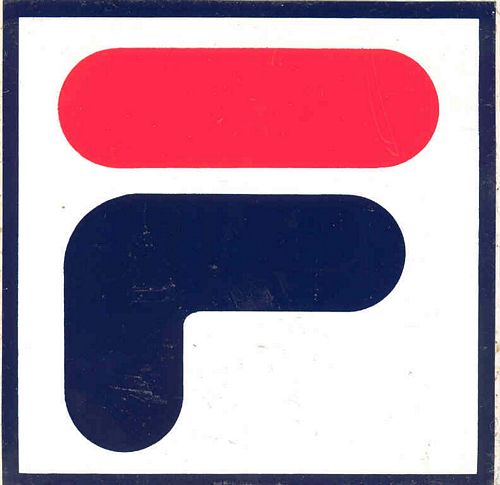 Fila Full Logo Sticker (5cm x 5cm)