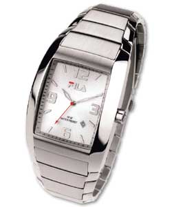 Fila Gents Proteon; Silver Sunray Dial Watch