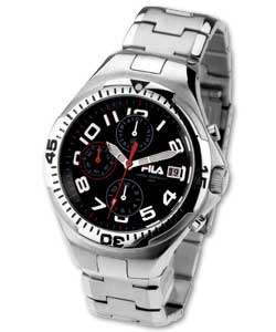 Fila Gents Stainless Steel Chronograph Watch