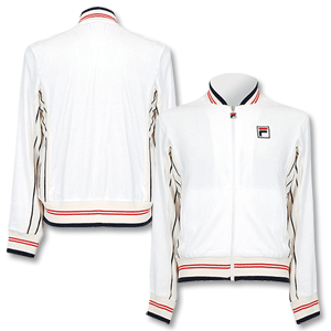 Matchday Velour Track Top - White