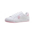 Womens Tramline Lace Trainer White/Pink