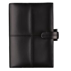 filofax Cross/Pocket Organiser Leather Black 120
