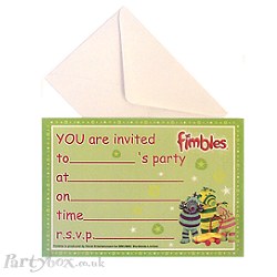 Fimbles - invitations - pack of 20