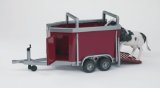 Bruder Toy Cattle Trailer Including 1 Cow