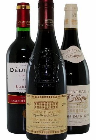 Fine Wine Sellers Classic French 3 Bottle Selection - 3 x 750ml