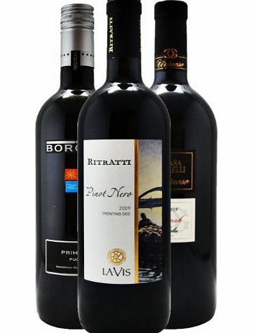 Fine Wine Sellers Classic Italian Reds 3 Bottle Selection - 3 x 750ml