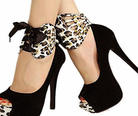 Finejo  Womens High Heel Fashion Sandals Peep Toe Pumps For Wedding Party Dress Stiletto Red 39