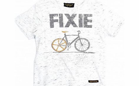 Fixie Dalton T-shirt Heather white `2 years,4