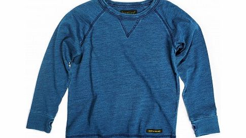 Neal long-sleeve T-shirt Indigo blue `2 years,4