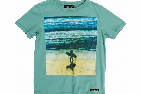 Surf Boy Dalton T-shirt Green `2 years,4 years,6