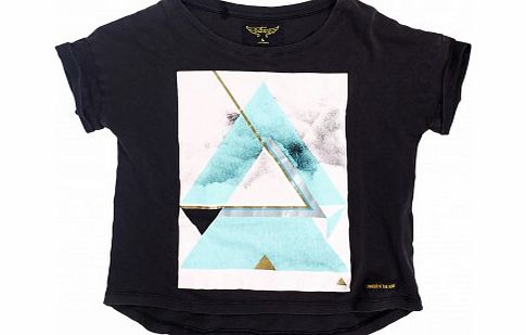 Triangles Britney T-shirt Noir `6 years,8