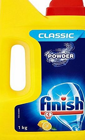 Finish Detergent Refill 1 kg - Lemon, Pack of 6