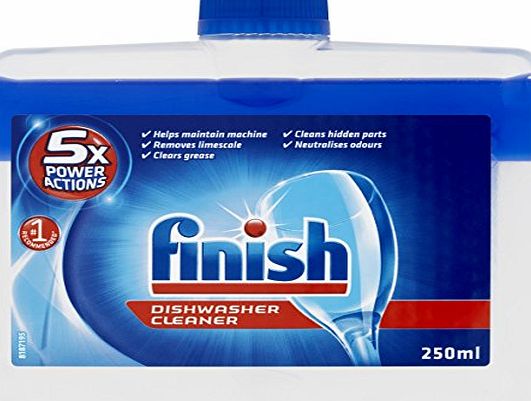 Finish Dishwasher Cleaner Twin Pack, 2 x 250ml