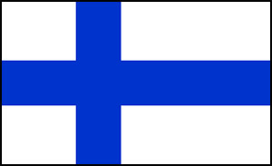 Finland paper flag, 11`` x 8``