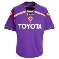 Fiorentina Home Shirt 09/10 - Purple.