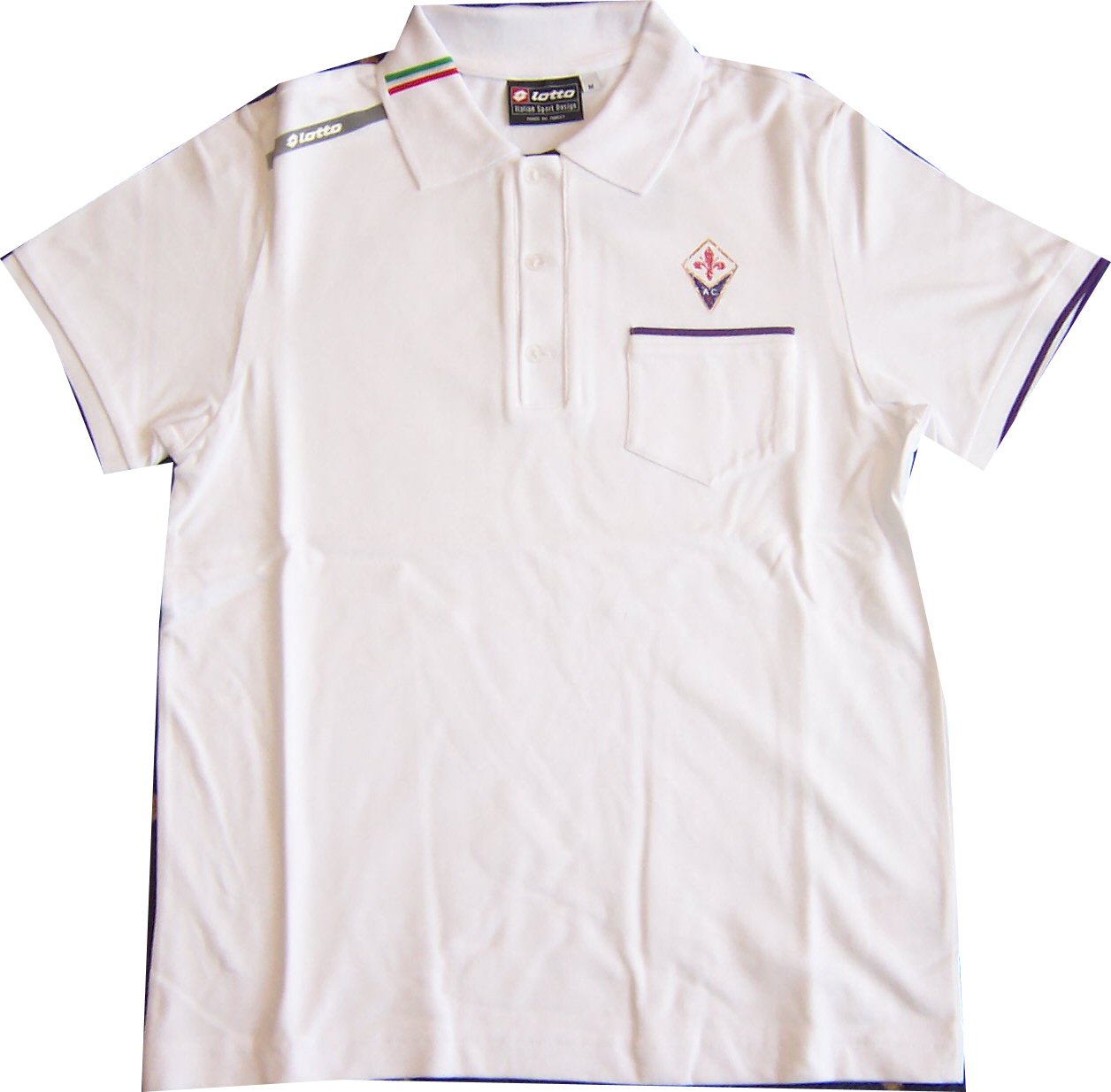 Fiorentina Lotto 06-07 Fiorentina Polo shirt (white)
