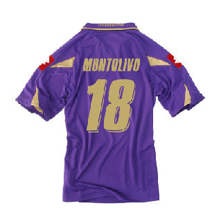 Lotto 2010-11 Fiorentina Lotto Home Shirt (Montolivo 18)