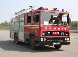 Fire engine driving session