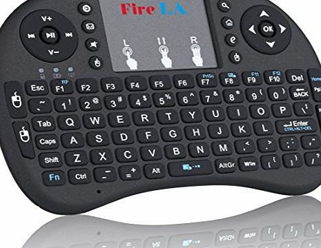 Fire LA Mini 2.4Ghz (Black) Keyboard Touchpad Mouse Combo-Multi-media Portable Handheld Android Keyboard