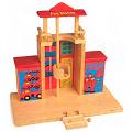 FIRE Station Brio Compatible Wooden Toy