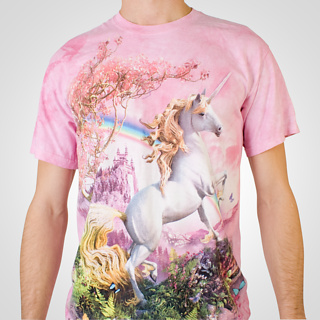 Awesome Rainbow Unicorn T-Shirt (Large)