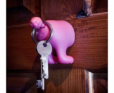 Barking Dog Key Hooks (Pink)