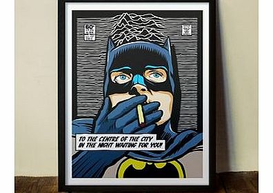 Firebox Bat Division (Large in a Black Frame)
