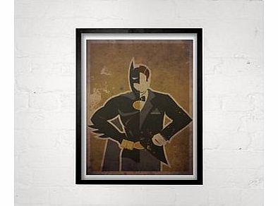 Firebox Bat Wayne (Large in a Black Frame)