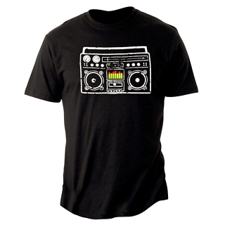 Boombox Speaker T-Shirt (Extra Large)