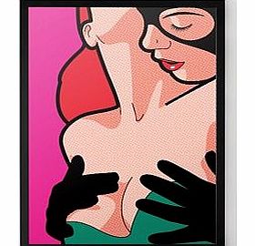 Firebox Cat 4 Ivy (Large in a Black Frame)