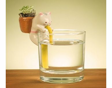 Firebox Chuppon Self Watering Animal Planter (Cat)