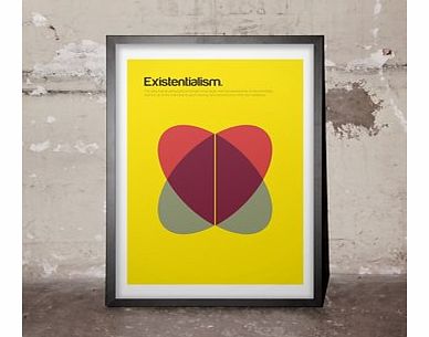 Firebox Existentialism (Large in a Black Frame)