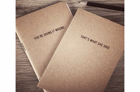 Firebox Expressive Pocket Notebook (Youre Doing It