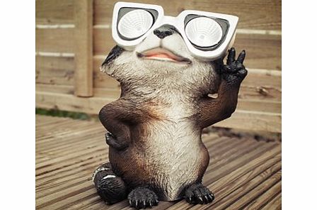 Firebox Garden Critter Solar Light (Raccoon)