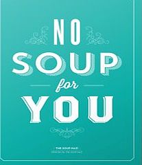Firebox No Soup Print (Teal Print in a Black Frame)
