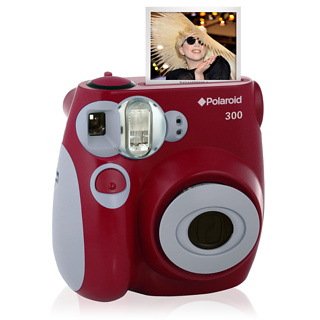 Polaroid 300 Instant Analogue Camera (PIC-300 Red)
