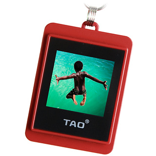 Tao Digital Photo Keychain (Red)