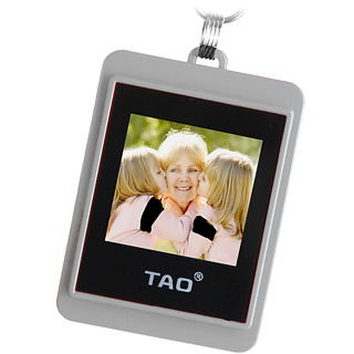 Tao Digital Photo Keychain (Silver)