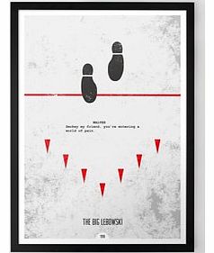 Firebox The Big Lebowski (Large in a Black Frame)