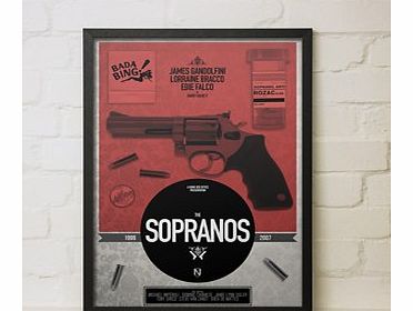 The Sopranos (Large in a Black Frame)