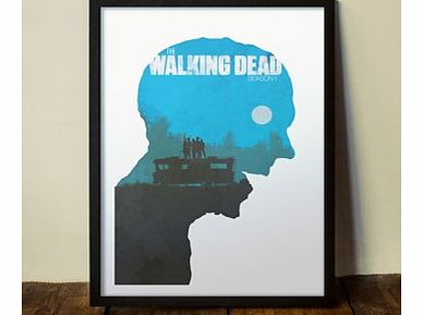 Firebox The Walking Dead S1 (Large in a Black Frame)