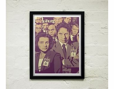 Firebox The X Files (Medium in a Black Frame)