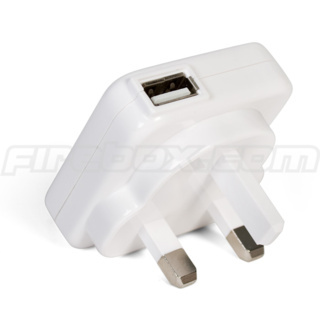 USB Mains Charger (White)