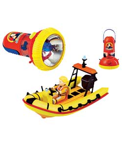 Fireman Sam Neptune Rescue Boat and Torch Set